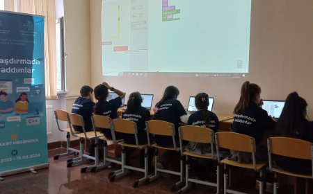 “Kodlaşdırmada ilk addımlar” layihəsinin təlimlərinə start verilib