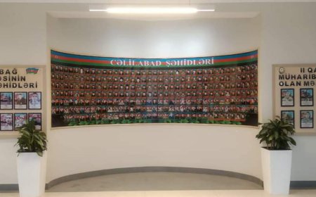 Cəlilabad Dövlət Peşə Təhsil Mərkəzində şəhidlərin xatirəsinə həsr edilmiş Xatirə Guşəsi yaradılıb