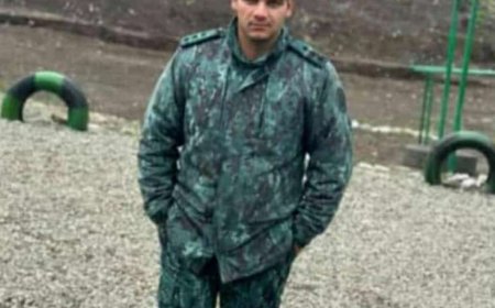 Ötən gün sərhəddə yaralanan zabitimizin görüntüsü