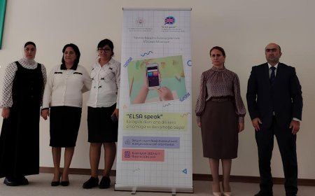 ““ELSA speak” ilə ingilis dilini ana dili kimi anlamağa və danışmağa başla!” layihəsinin açılış mərasimi olub