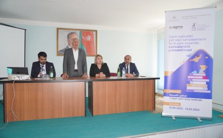 “Təlim nəticələri zəif olan təhsilalanların fərdi plan əsasında nəticələrinin yüksəldilməsi” layihəsinin bağlanış tədbiri – forum keçirilib