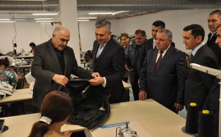 Biləsuvarda yeni tikiş fabriki fəaliyyətə başlayıb