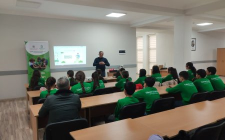 Biləsuvarda “Təbiətin dostları – yaşıl dünyanın təşviqi” layihəsinin təlimləri keçirilib