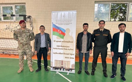 Cəlilabad şəhər VƏTƏN Müharibəsi  qəhrəman Rəşad Abdullayev adına  2 saylı tam orta ümumi təhsil məktəbində "ZABİT AKADEMİYASI VƏ HƏRBÇİ GƏNCLƏR KLUBU" layihəsinin tətbiqinə başlanıldı
