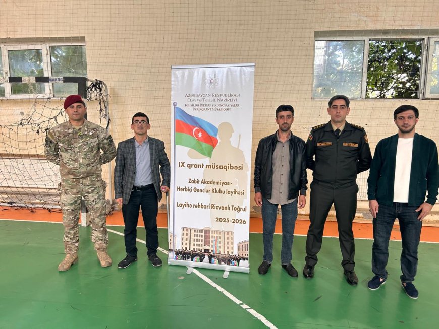 Cəlilabad şəhər VƏTƏN Müharibəsi qəhrəman Rəşad Abdullayev adına 2 saylı tam orta ümumi təhsil məktəbində "ZABİT AKADEMİYASI VƏ HƏRBÇİ GƏNCLƏR KLUBU" layihəsinin tətbiqinə başlanıldı