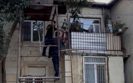 Cəlilabad rayonunda baş verən yanğını polis əməkdaşları söndürüb