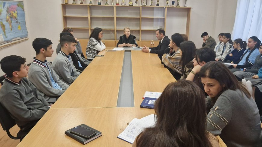 ““Ünsiyyət klubu” - şagirdlərin nitqinin inkişafına dəstək” layihəsinin açılışı olub