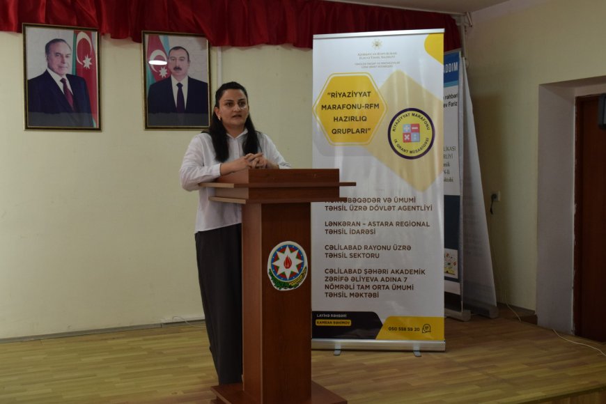 Cəlilabad şəhəri Akademik Zərifə Əliyeva adına 7 nömrəli tam orta ümumtəhsil məktəbində "Riyaziyyat marafonu-Respublika Fənn Müsabiqələrinə hazırlıq " adlı qrant layihenin tətbiqinə başlanılmışdır