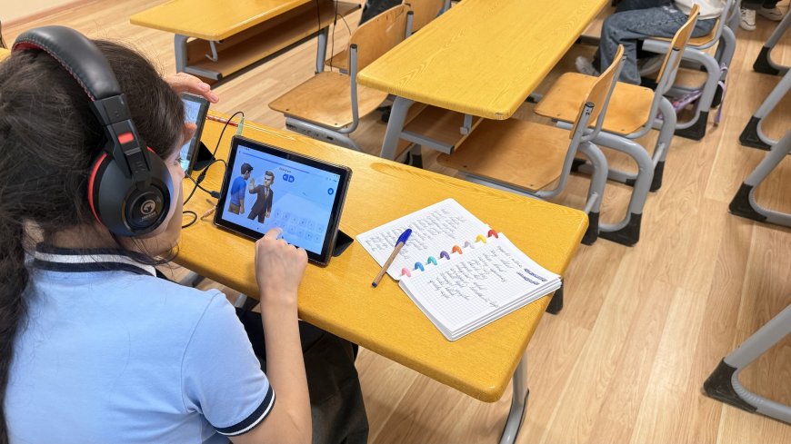 “”FunEasyLearn” tətbiqinin köməyi ilə şagirdlərin ingilis dili üzrə bacarıqlarının inkişaf etdirilməsi” layihəsinin icrası davam edir