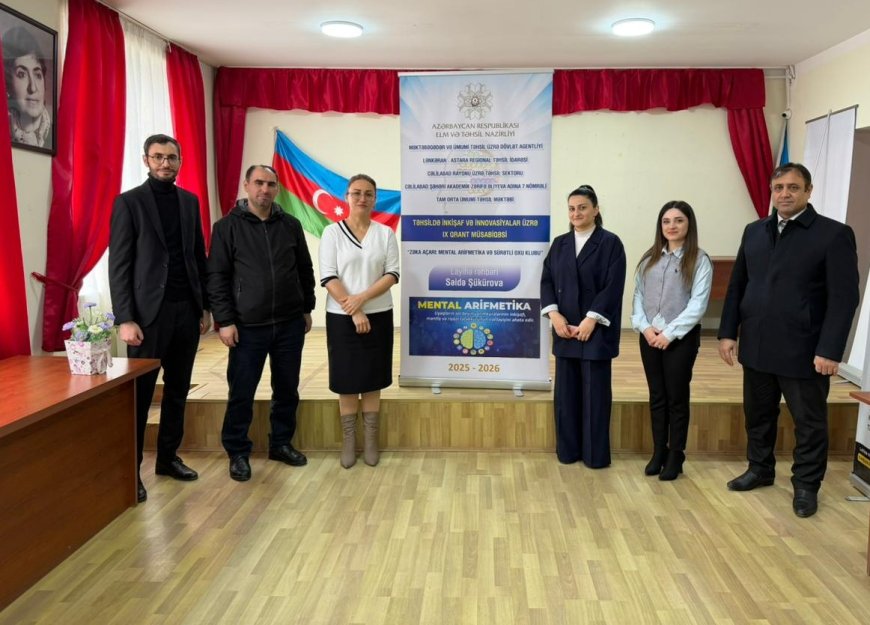 "Zəka açarı – Mental arifmetika və sürətli oxu klubu” qrant layihəsi çərçivəsində bağlanış tədbiri keçirilmişdir