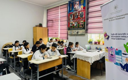 “İngilis dili üzrə bilik və bacarıqların tətbiq vasitəsilə inkişaf etdirilməsi” layihəsi çərçivəsində təlimlər yekunlaşıb