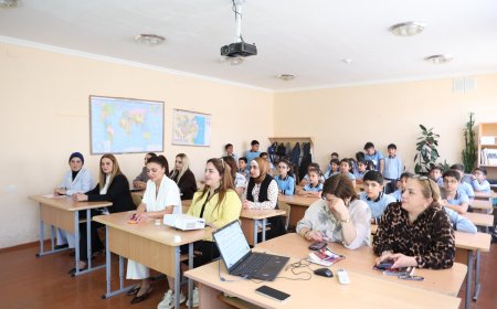 “İbtidai siniflərdə riyaziyyat biliklərinin təkmilləşdirilməsi” layihəsinin bağlanış mərasimi keçirilib