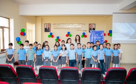 “İbtidai sinif şagirdlərinin ingilis dili biliklərinin əyləncəli şəkildə təkmilləşdirilməsi ” layihəsi yekunlaşıb