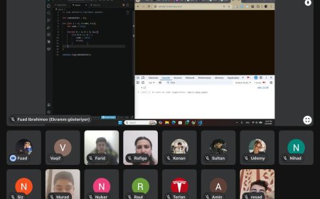 “Udemy ilə Proqramlaşdırmaya İlk Addım” qrant layihəsi çərçivəsində təlimlər davam edir