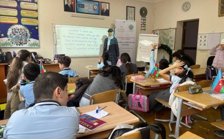 “İngilis dili ilə qlobal imkanlara açılan qapı” layihəsi çərçivəsində növbəti təlim keçirilib